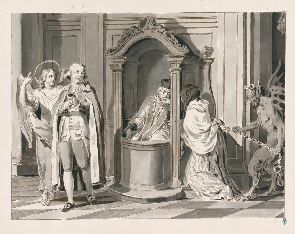 Confession Or Penance From The Seven Sacraments