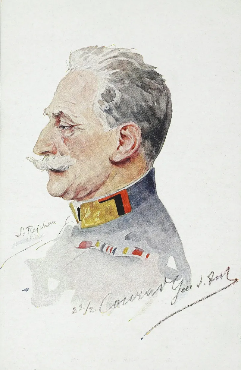 Conrad Von Hotzendorf 2 by Stanislaus Rejchan - Canvas Print