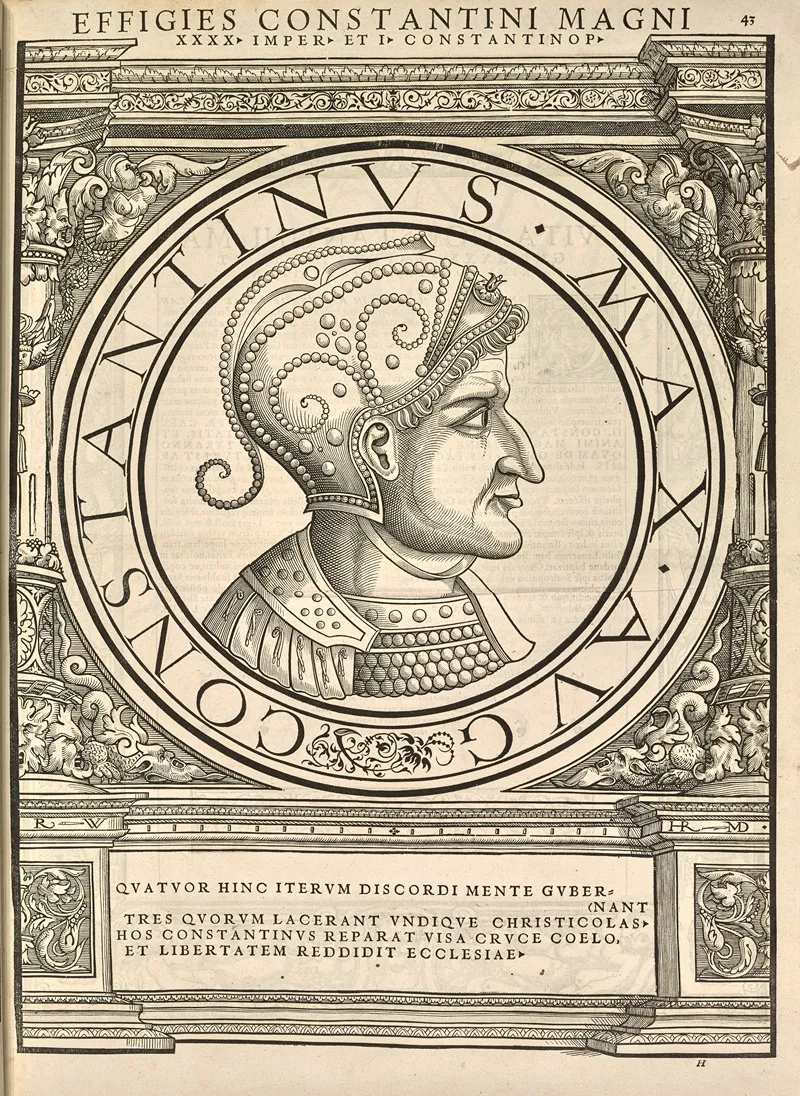 Constantine I by Jacopo Strada - Canvas Print