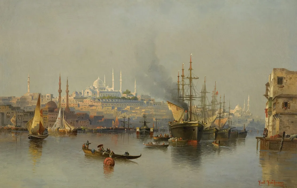 Constantinople by Karl Kaufmann - Canvas Print