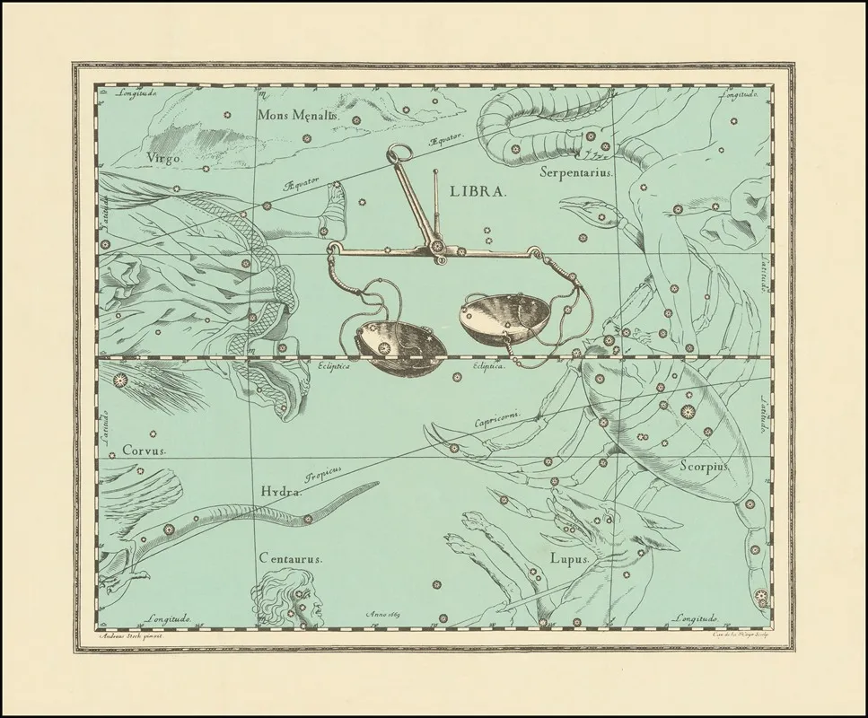 Constellation Map Libra