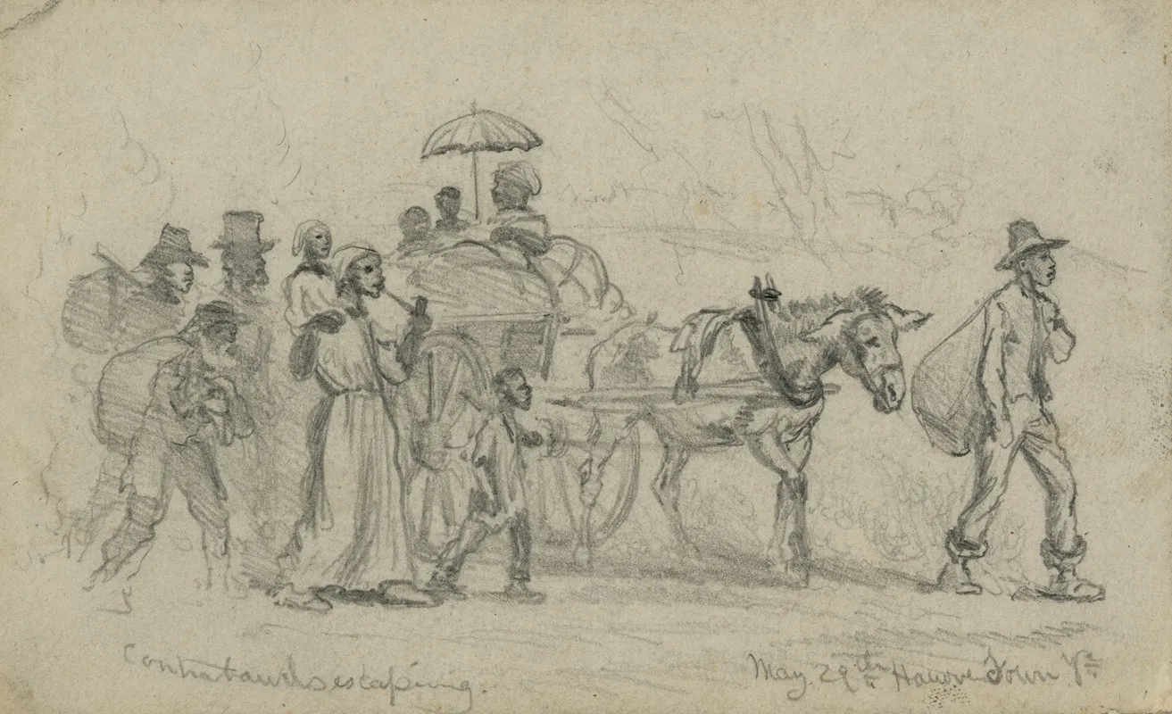 Contrabands Escaping