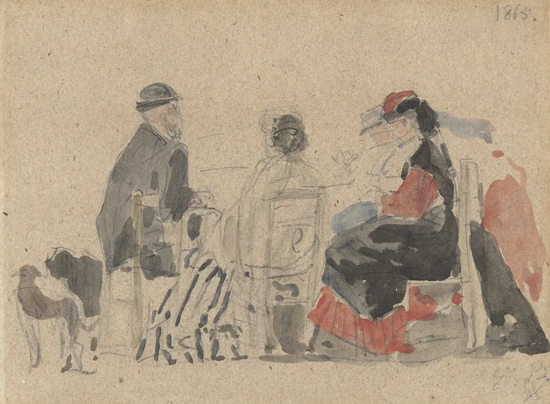 Conversation On The Beach
