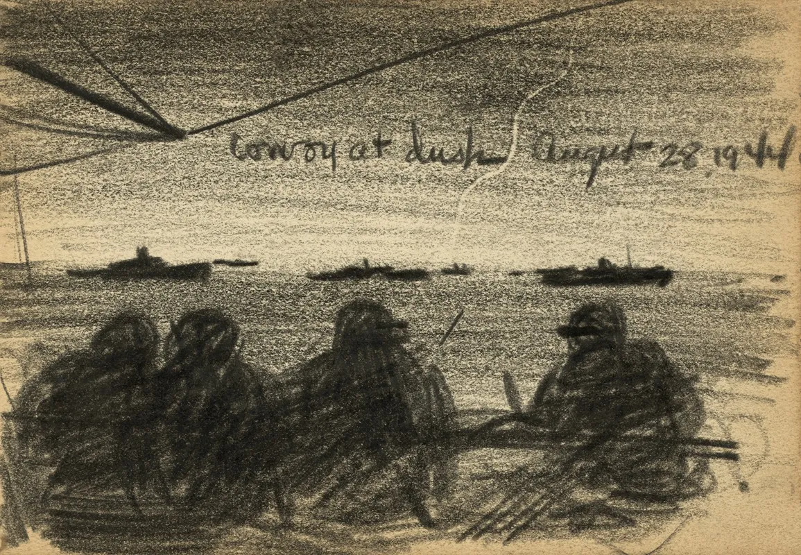 Convoy At Dusk