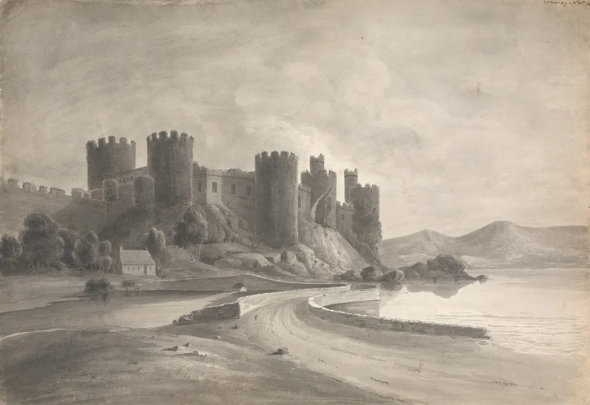 Conway Castle North Wales Nov 1809