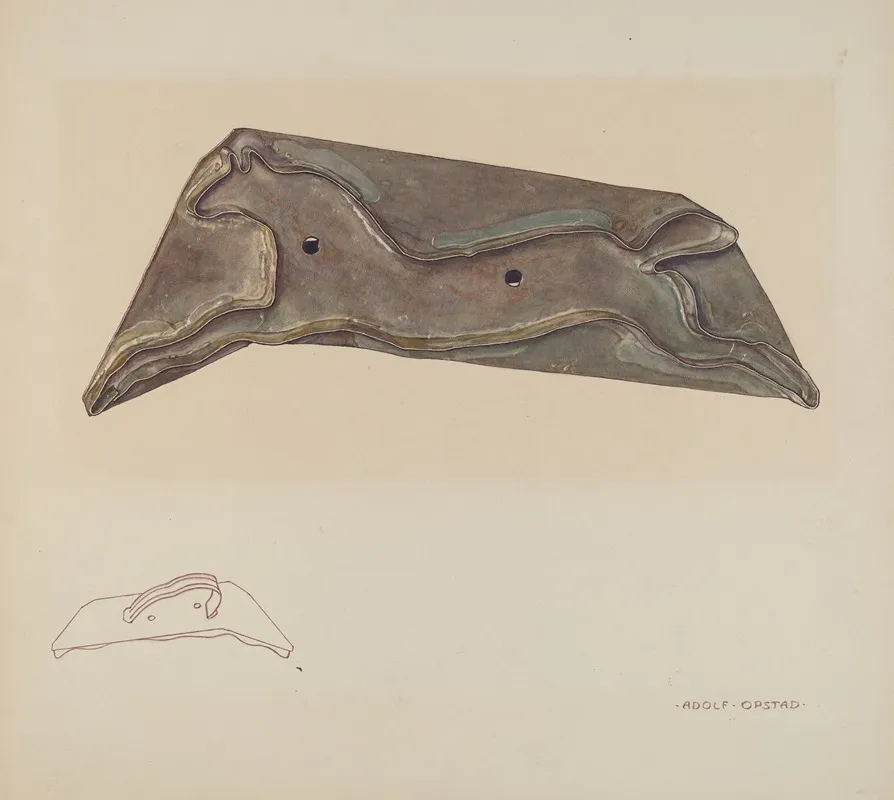 Cookie Cutter by Adolph Opstad - Canvas Print
