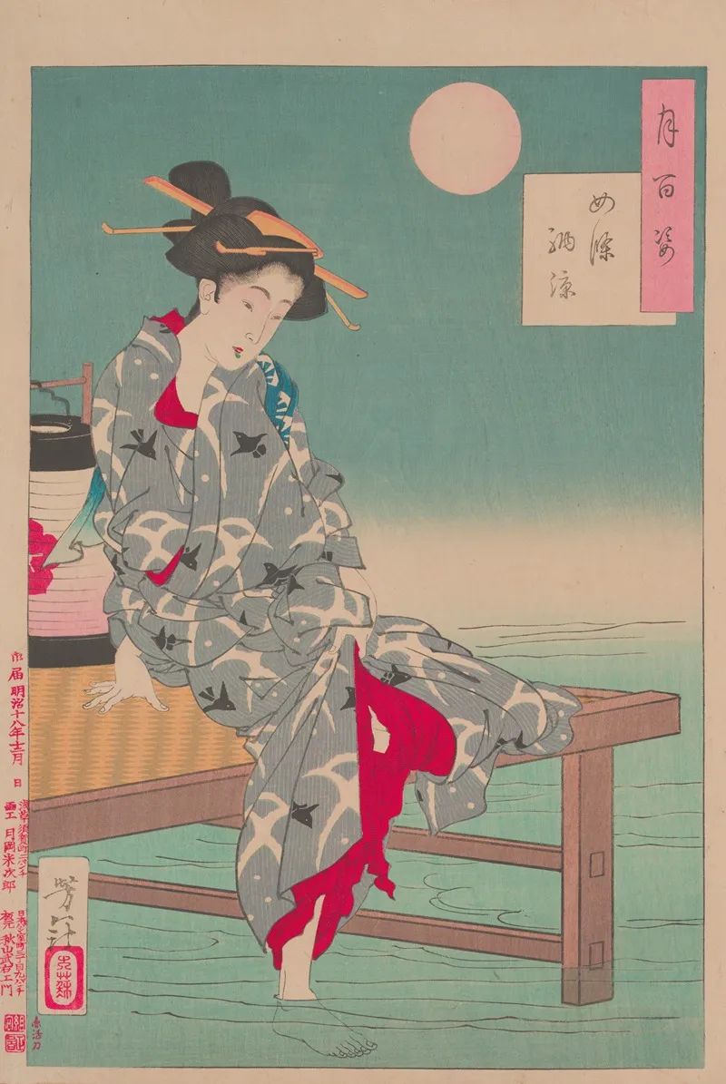 Cooling Off At Shijo Shijo Noryo