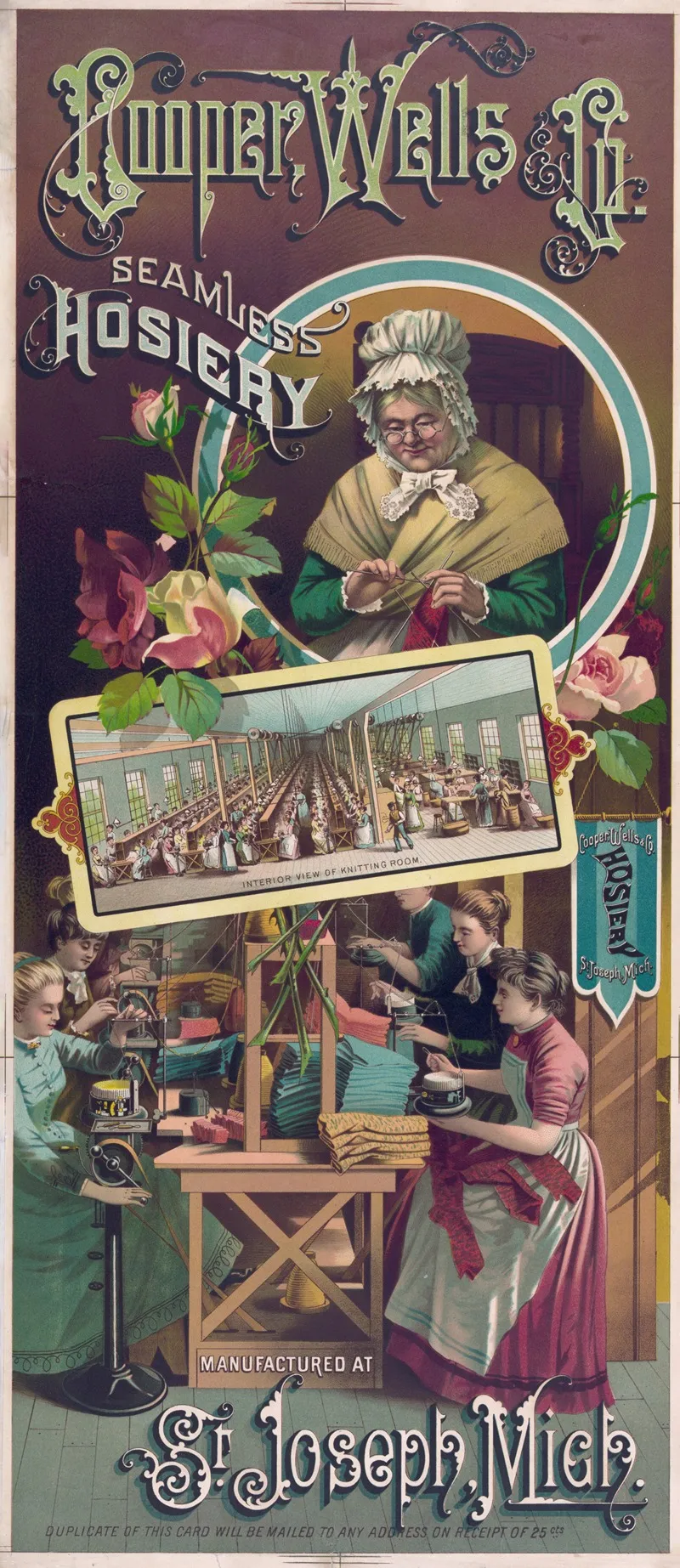 Cooper Wells Co Seamless Hosiery