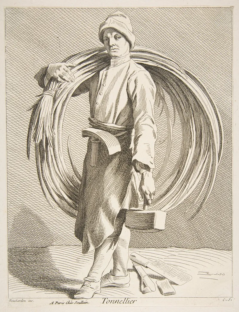 Cooper by Edmé Bouchardon - Canvas Print