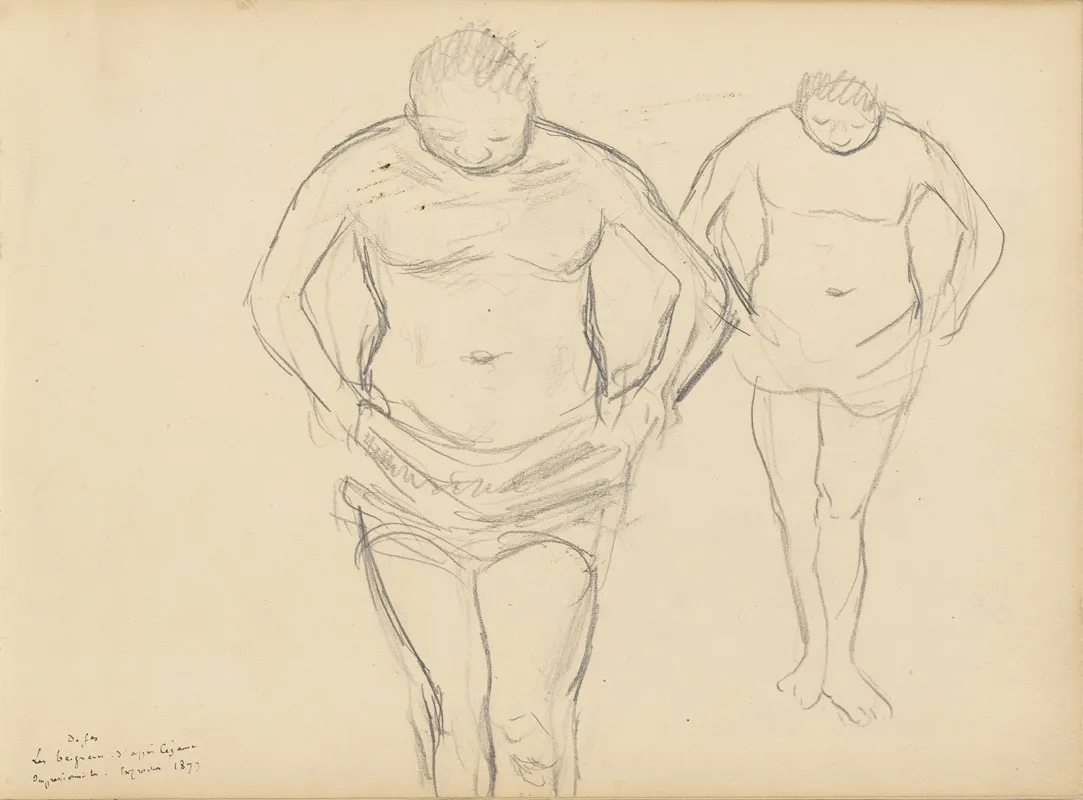 Copies Of Cezannes Bathers