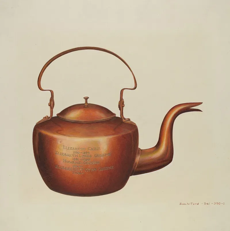 Copper Kettle 7 by Samuel W. Ford - Canvas Print