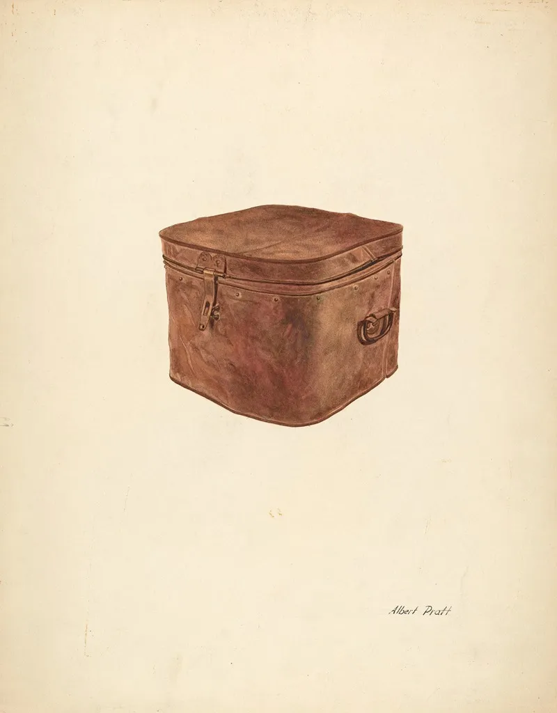 Copper Storage Box by Albert Pratt - Canvas Print