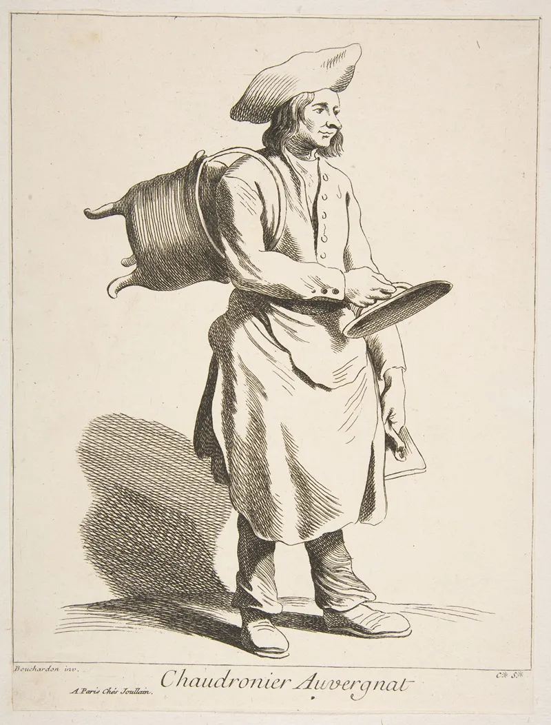 Coppersmith From Auvergne by Edmé Bouchardon - Canvas Print