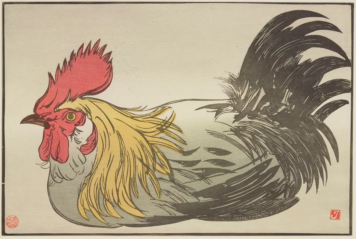 Coq by Prosper-Alphonse Isaac - Canvas Print