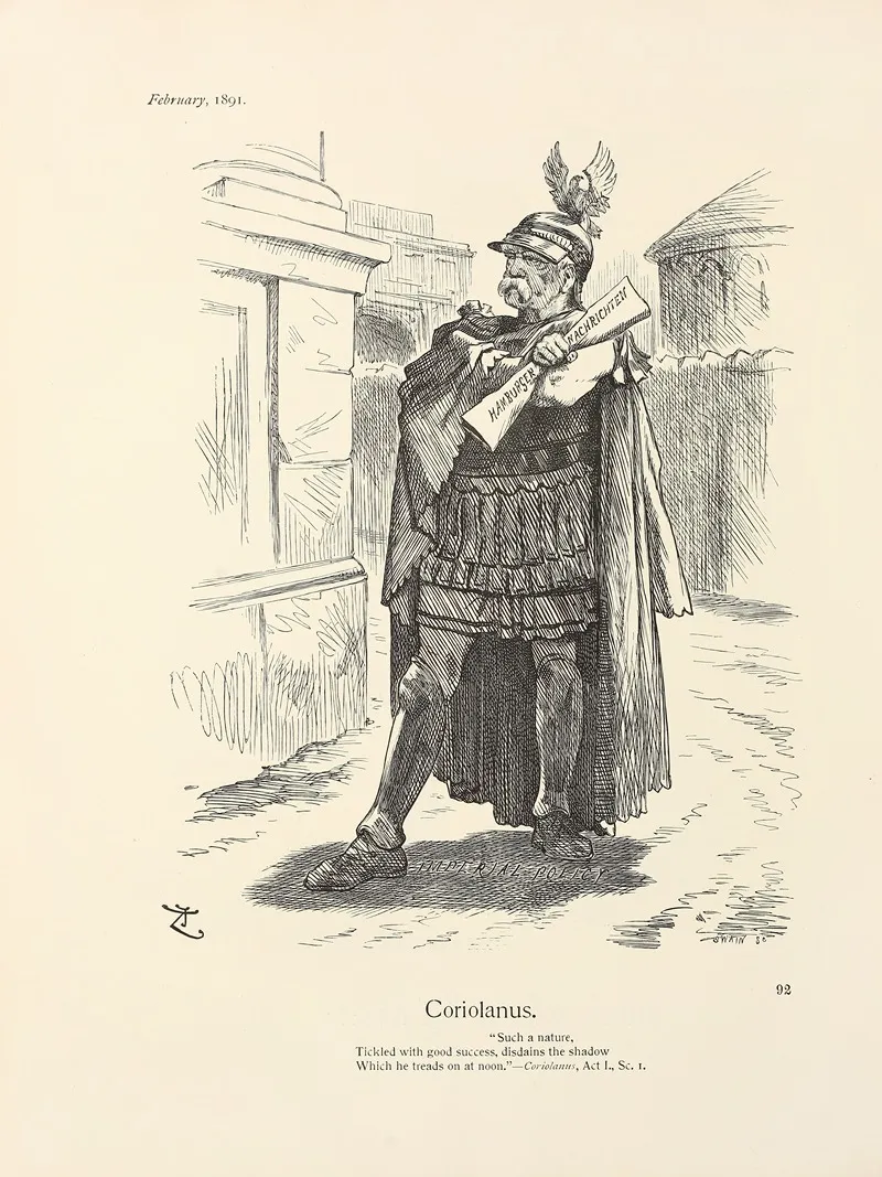 Coriolanus by Sir John Tenniel - Canvas Print