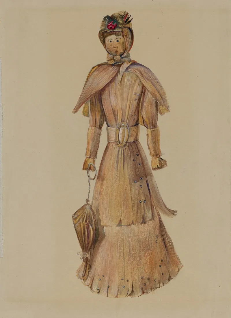 Corn Husk Doll 4
