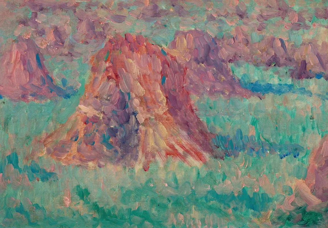 Corn Stooks Poland by Robert Polhill Bevan - Canvas Print