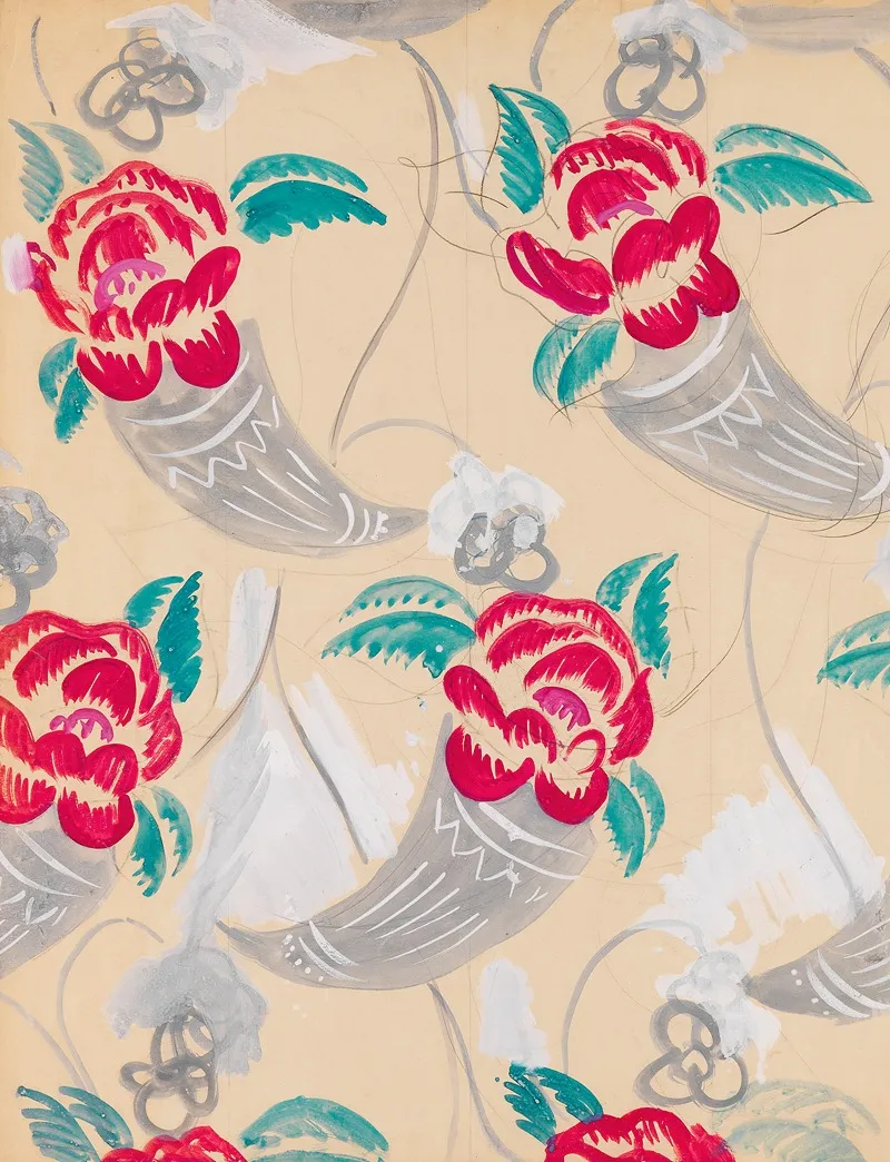 Corne Dabondances Grises Et Roses