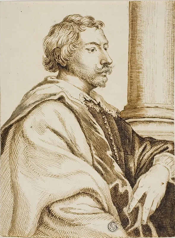 Cornelis Schut by Follower of Anthony van Dyck - Canvas Print
