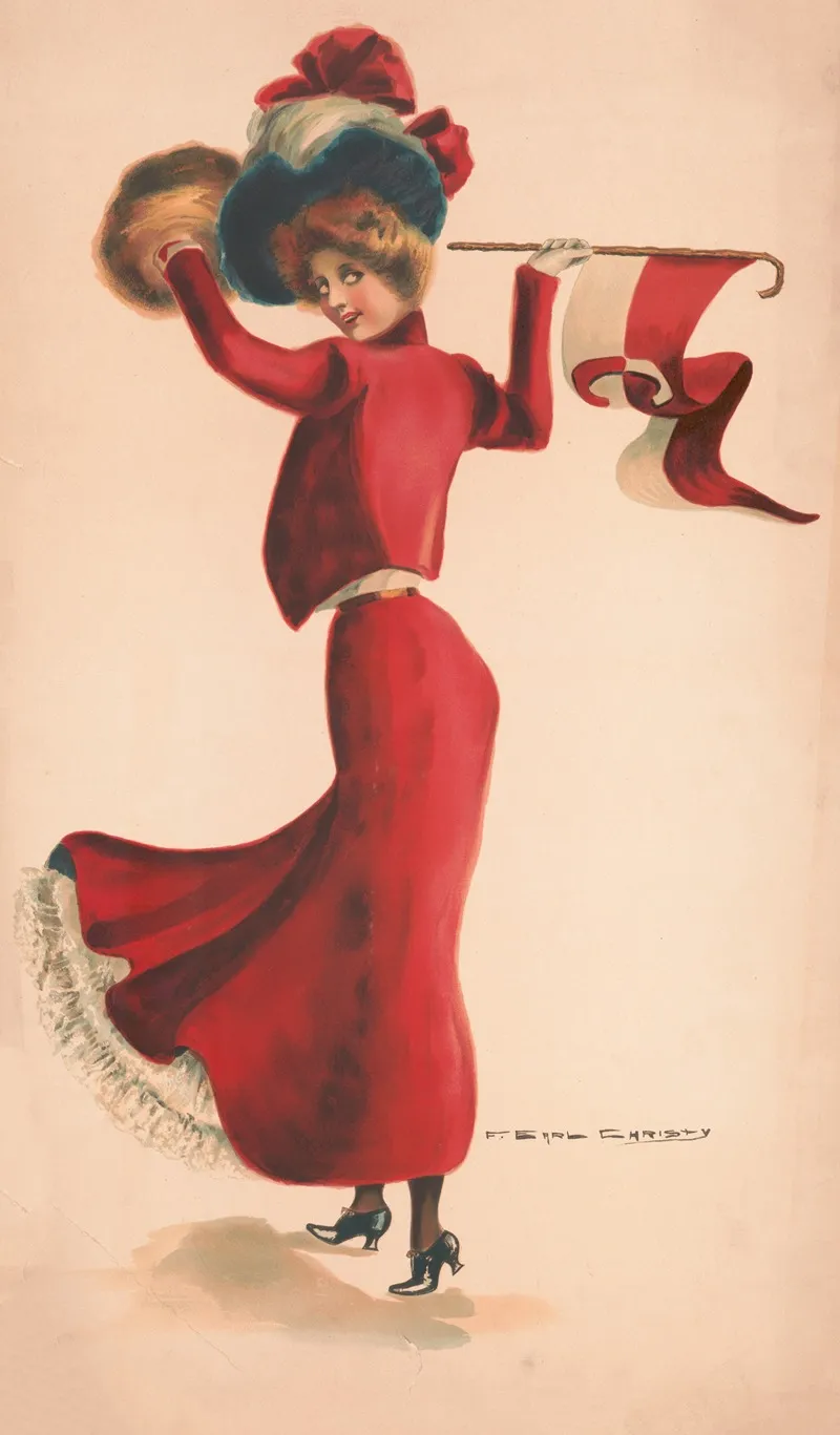 Cornell Girl 9 by F. Earl Christy - Canvas Print