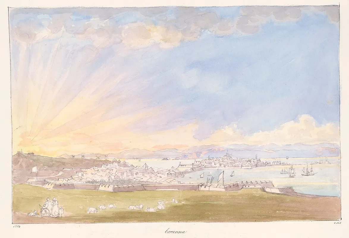 Corunna by Charles Hamilton Smith - Canvas Print