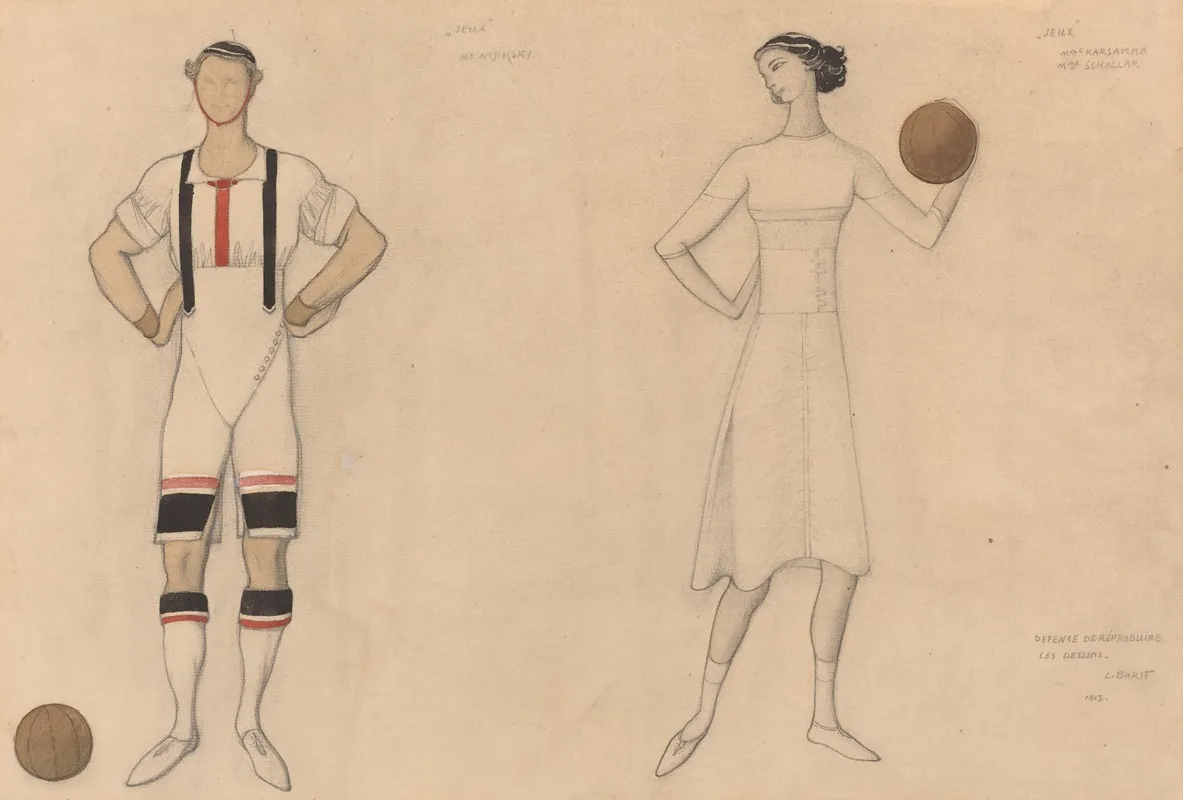 Costume Study For Jeux