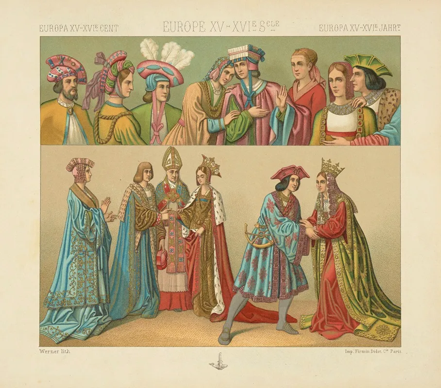 Costumes Civils De La Fin Du Xve Siecle