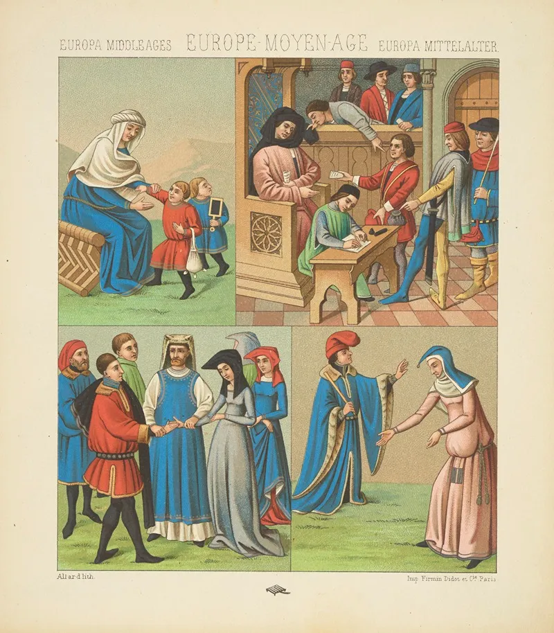Costumes Civils Scene Judiciaires