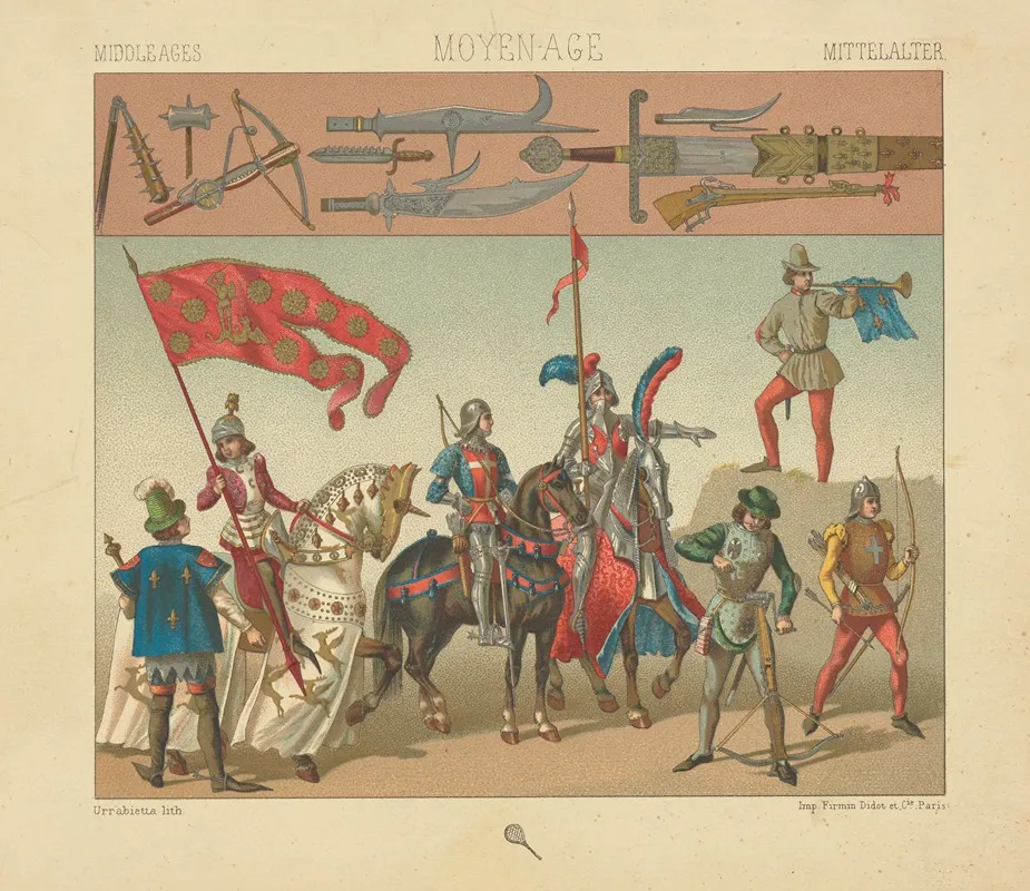 Costumes Militaires 1439 1450 Armes