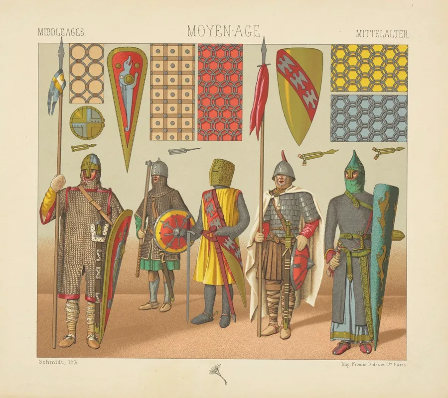 Costumes Militaires Ixe Xe Xie Xiie Et Xiiie Siecle