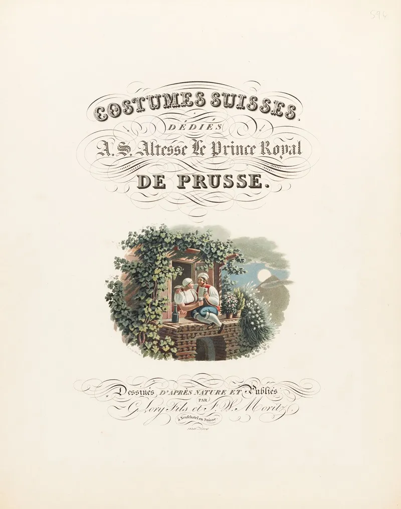 Costumes Suisses Frontispiz