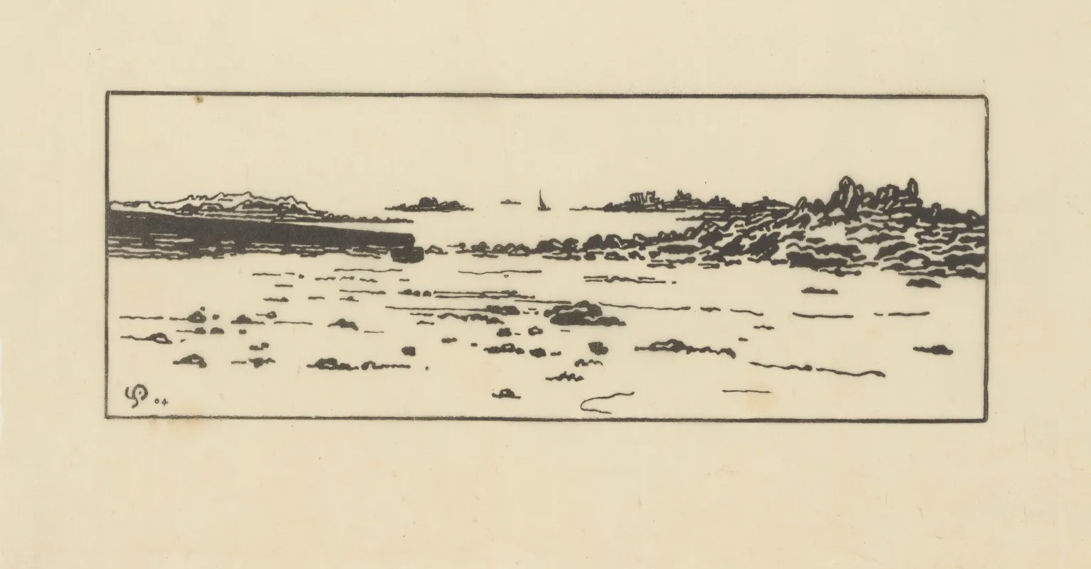 Cote De Roscoff Maree Basse