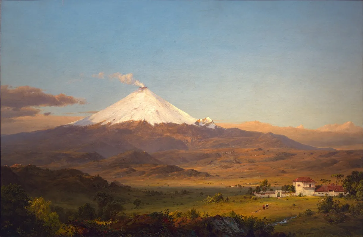 Cotopaxi 3 by Frederic Edwin Church - Canvas Print