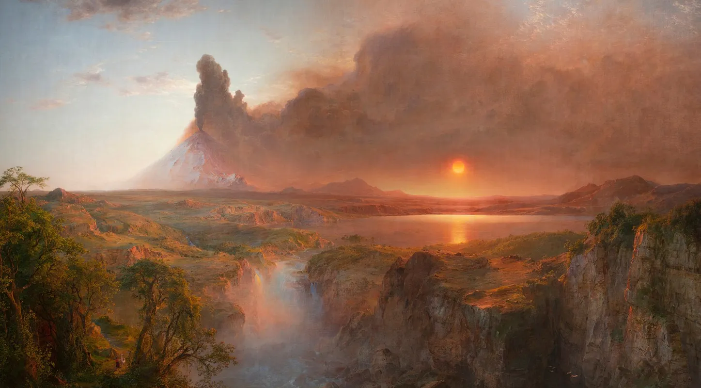Cotopaxi 4 by Frederic Edwin Church - Canvas Print