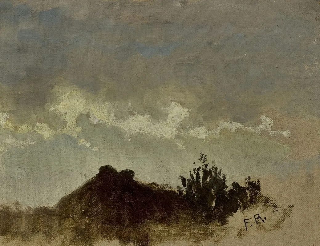 Cottage 5 by Ferdynand Ruszczyc - Canvas Print