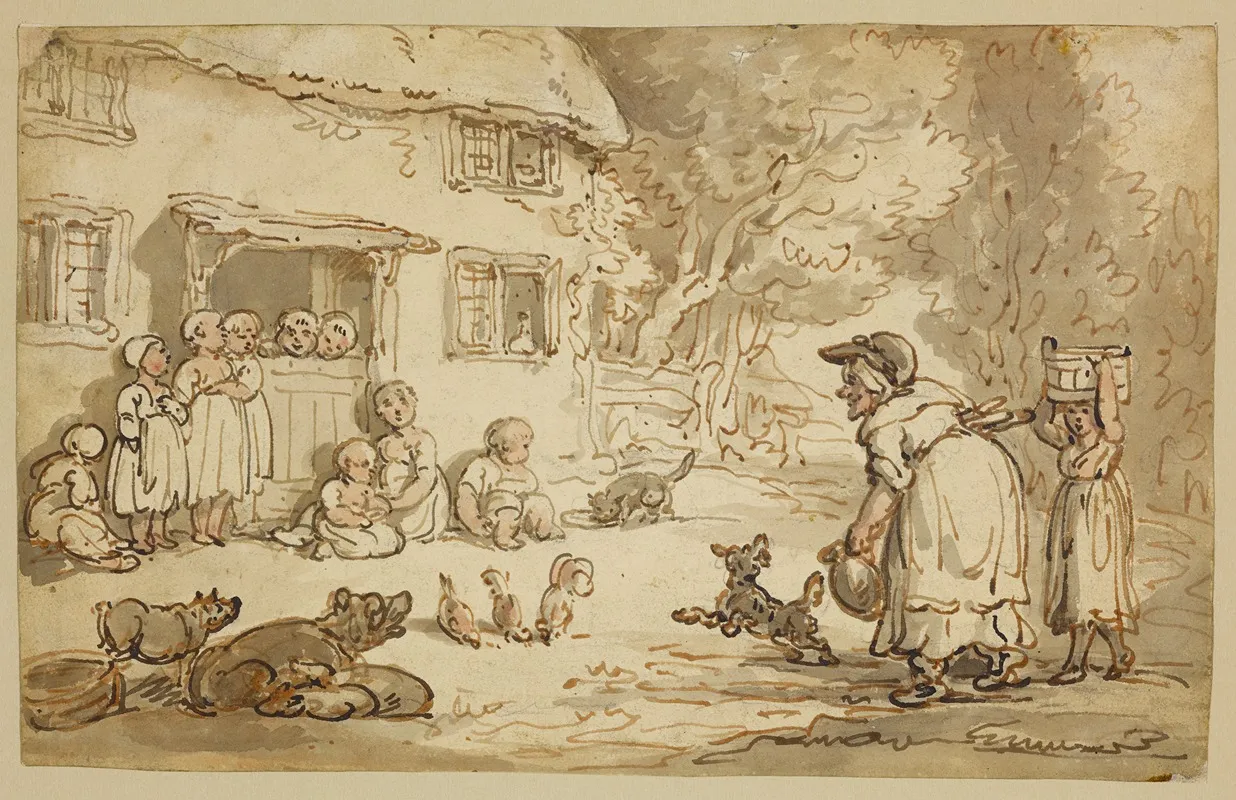 Cottage Full Of Children