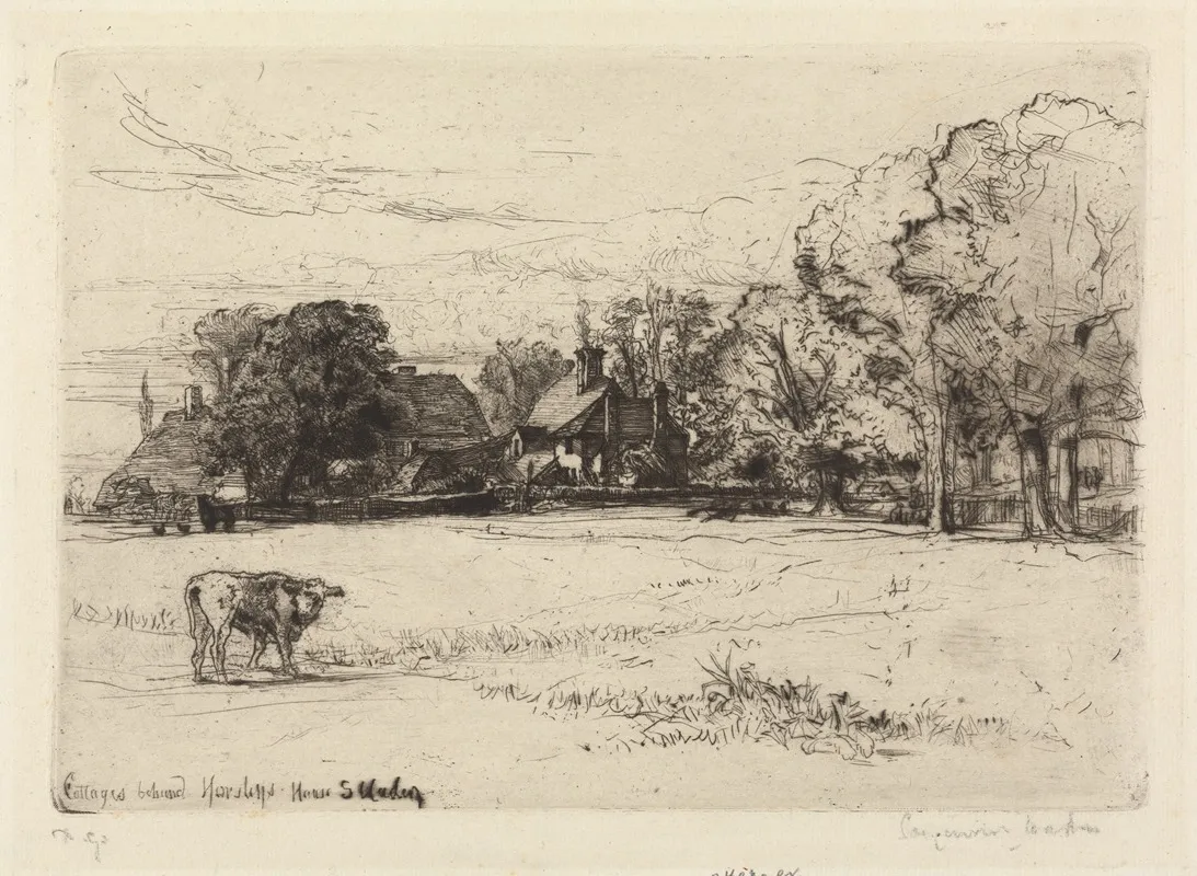 Cottages Behind Horsleys House