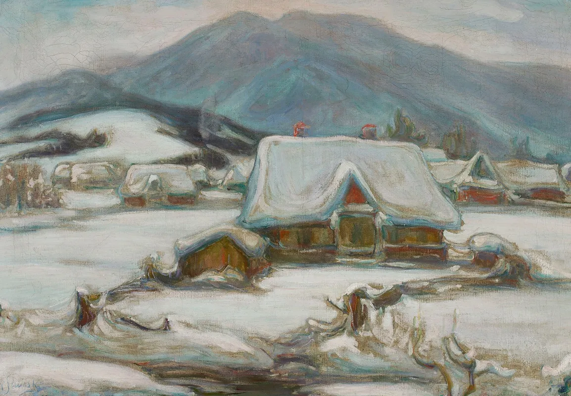 Cottages In The Snow