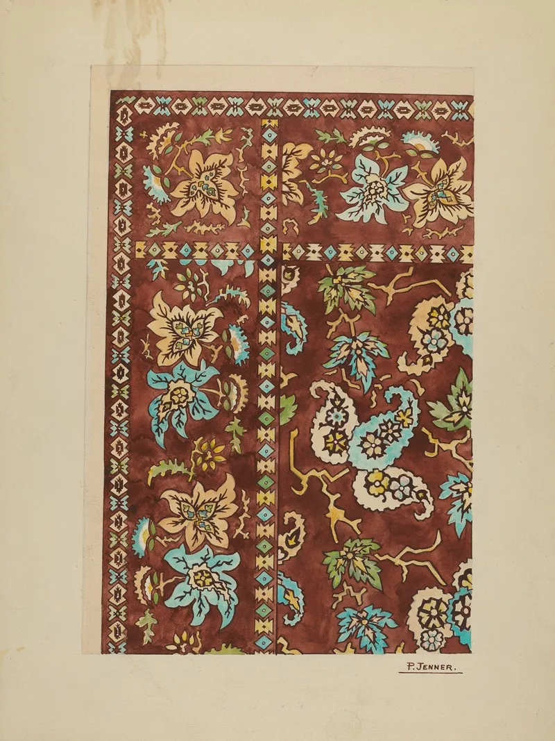 Cotton Kerchief by Percival Jenner - Canvas Print