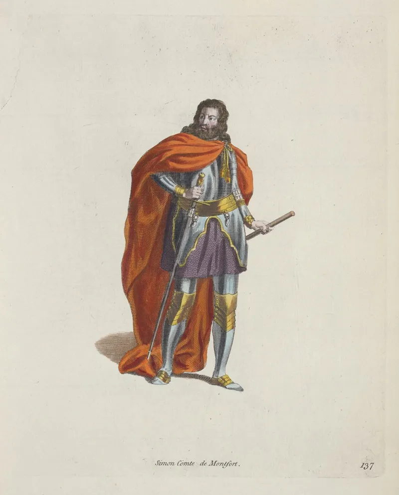 Count Simon De Montfort Simon Comte De Montfort
