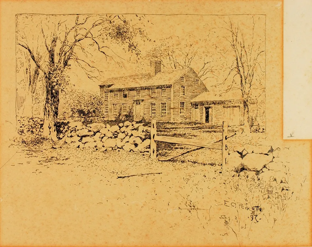 Country House 5 by Ernest Peixotto - Canvas Print