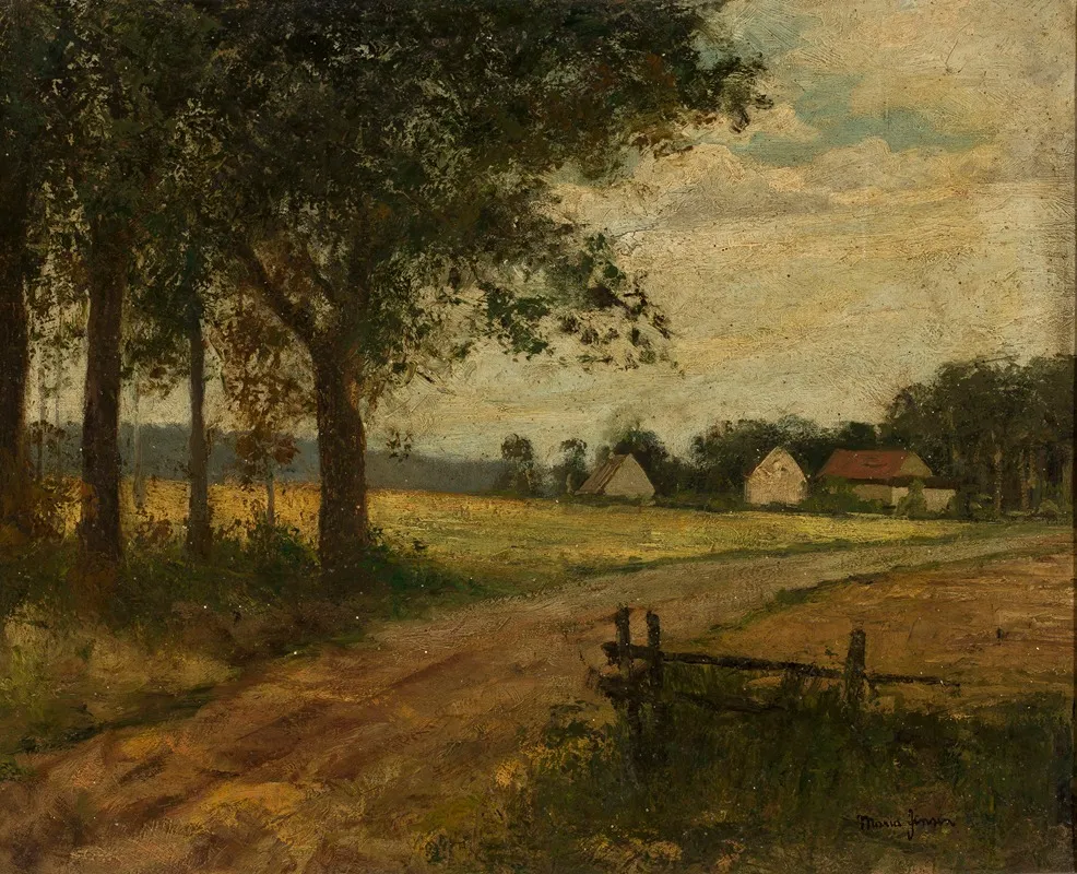 Countryside Landscape 5 by Marie Ibsen Jensen - Canvas Print