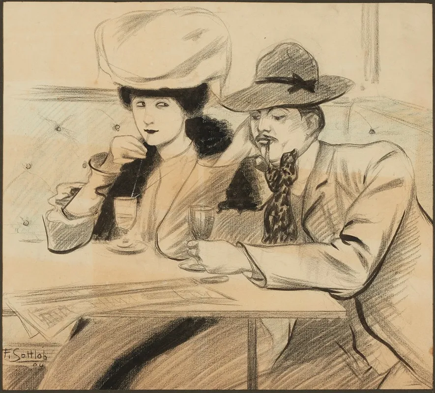 Couple Au Restaurant