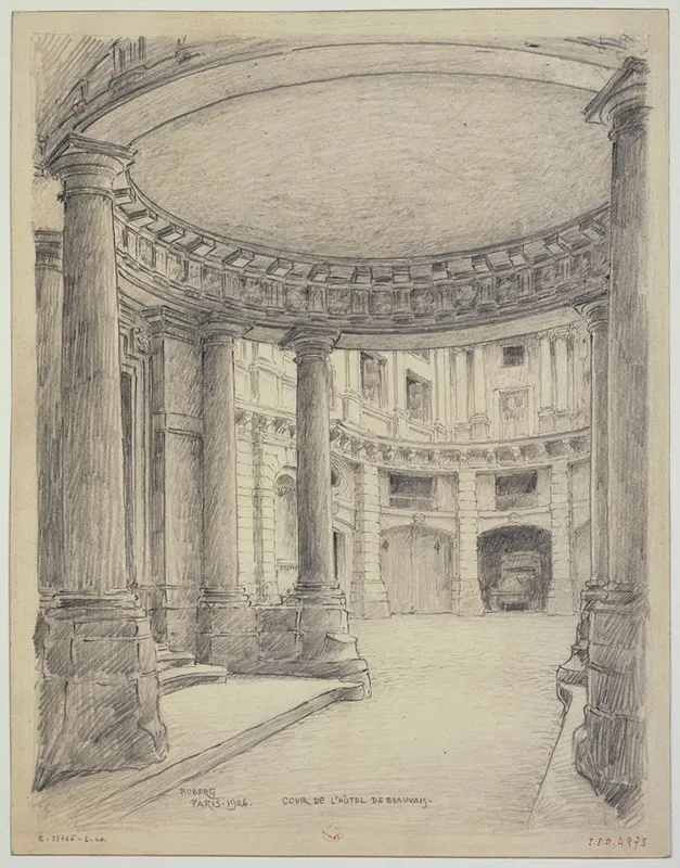Cour De Lhotel De Beauvais