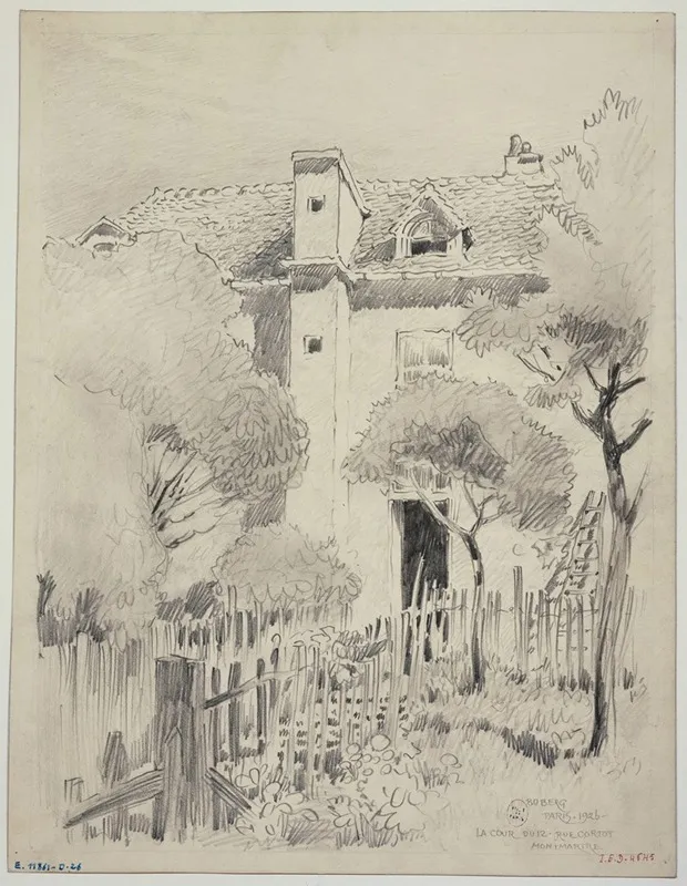 Cour Dune Maison 12 Rue Cortot