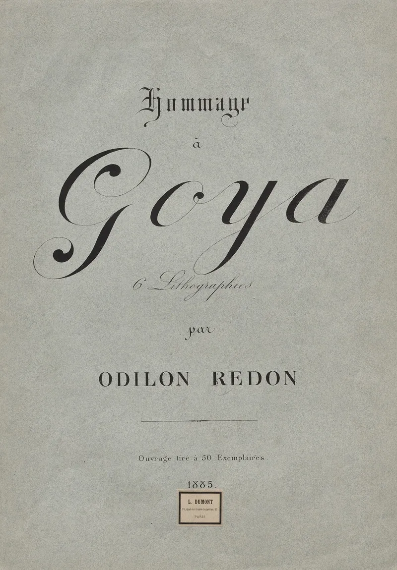 Cover 10 by Odilon Redon - Canvas Print
