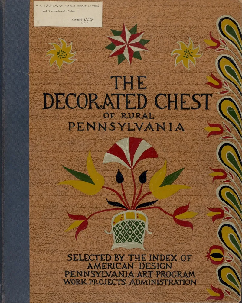 Cover For Proposed Portfolio Decorated Chests Of Rural Pennsylvania