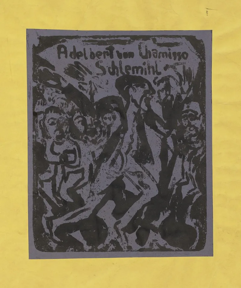 Cover Of The Woodcut Series Schlemihl