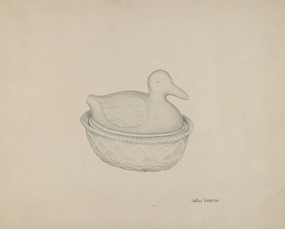 Covered Dish Duck by LeRoy Griffith - Canvas Print