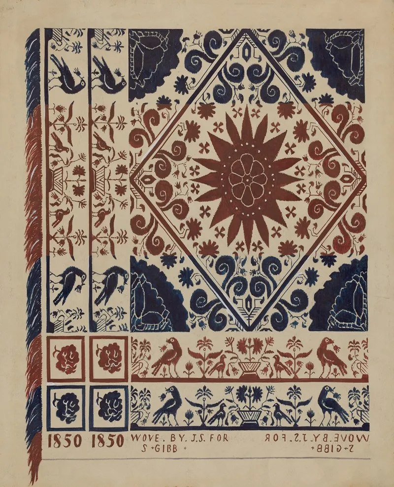 Coverlet 113 by Robert Stewart - Canvas Print